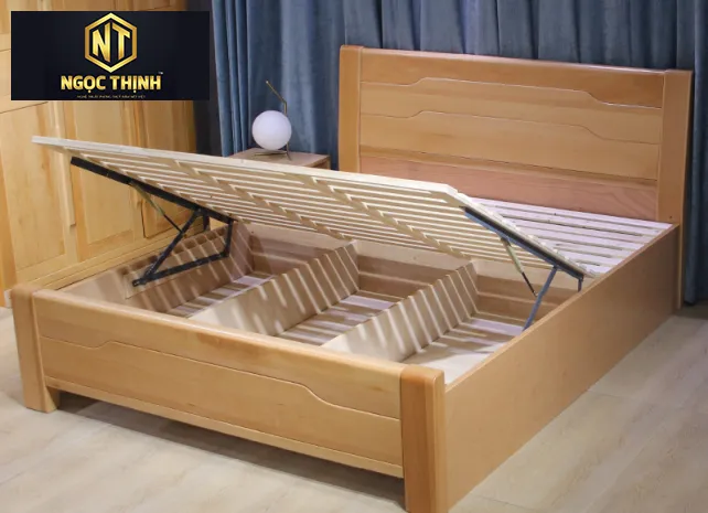 Xưởng Nội Thất Ngọc Thịnh Long Thành - Bà Rịa - Giường Ngủ Bọc Nệm